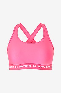 Under Armour - Sport-bh UA Crossback Mid Bra& - Rosa