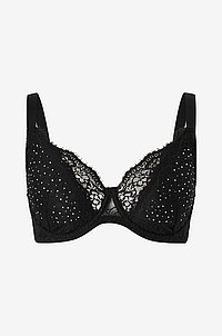 Zizzi - Bh lBeate, Full Cover Bra - Svart