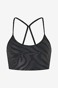 Casall - Sport-BH Sleek Strappy Printed - Svart