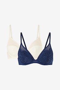 DORINA - Bygel-bh:ar Lincoln 2-pack - Blå