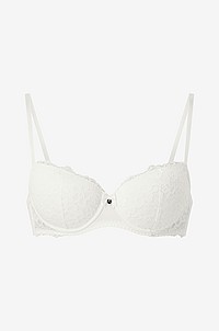 Hunkemöller - Bygel-bh Marine PD - Vit