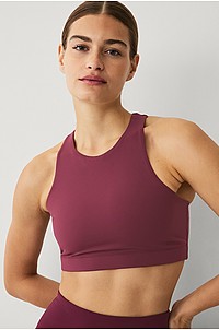 Ellos STUDIO - Sport-bh Studio Bra High Neck Core - Röd