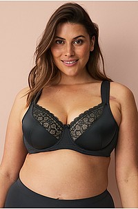 Ellos Plus collection - Bygel-bh Ava - Svart