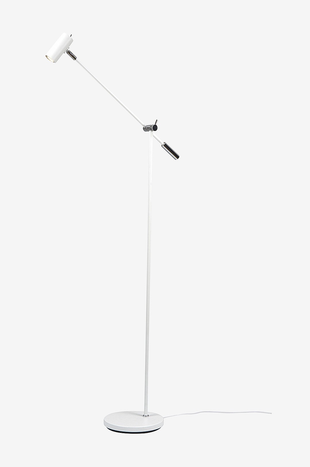 Belid - Golvlampa Cato höjd 100-143cm dimbar - Vit