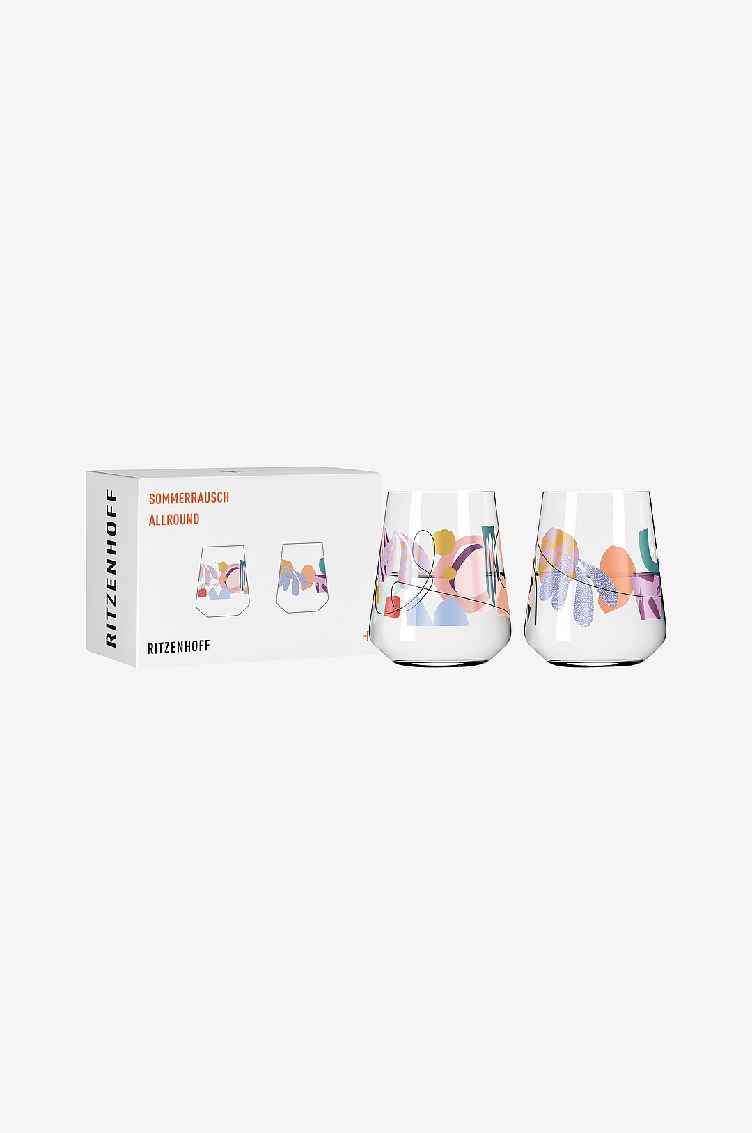 Ritzenhoff - Vattenglas Sommerrausch 2-pack - Transparent
