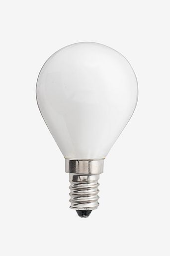 Lyskilde E14 LED 3-trinn kan dimmes Globe Opal 0,4-5W