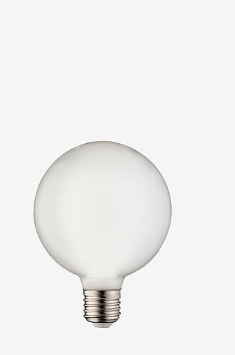 Lyskilde E27 LED 3-trinn kan dimmes Globe 100 mm Opal 0,4-7W