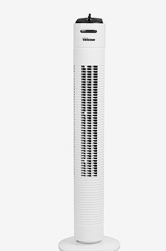 Tristar Tårnvifte 79 cm Hvit med innebygd timer