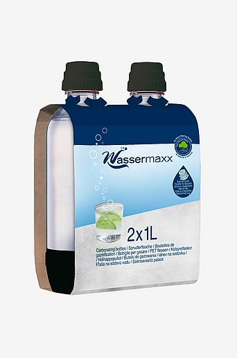 Sodastream 2 x 1L Wassermaxx bottles