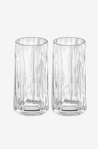 Koziol Glass 2-pk Club No. 8 300 ml