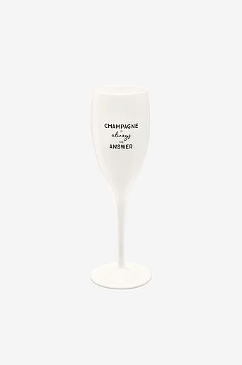 Champagneglass Med Print 6-pk CHEERS 100ml