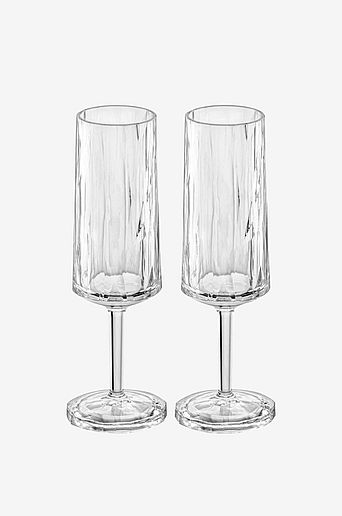 Koziol Champagneglass 2-pk Club No. 14 100 ml