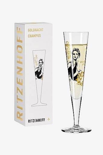Ritzenhoff Champagneglass Goldnacht NO:12