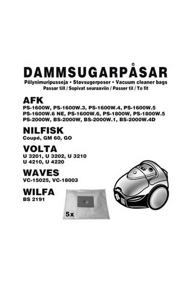 Pölypussit AFK 5 kpl (1631CH)