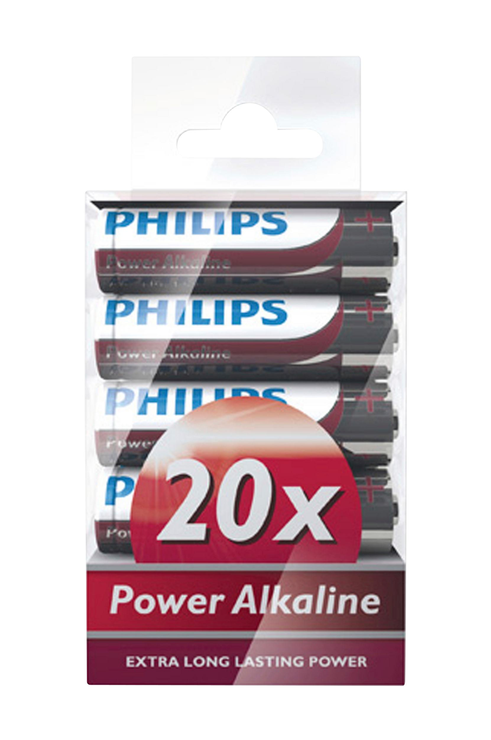 Power Alkaline AA 20/pakk., Philips
