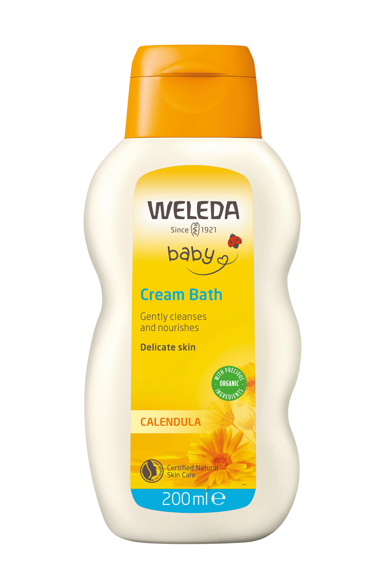 Calendula Cream Bath 200ml, Weleda