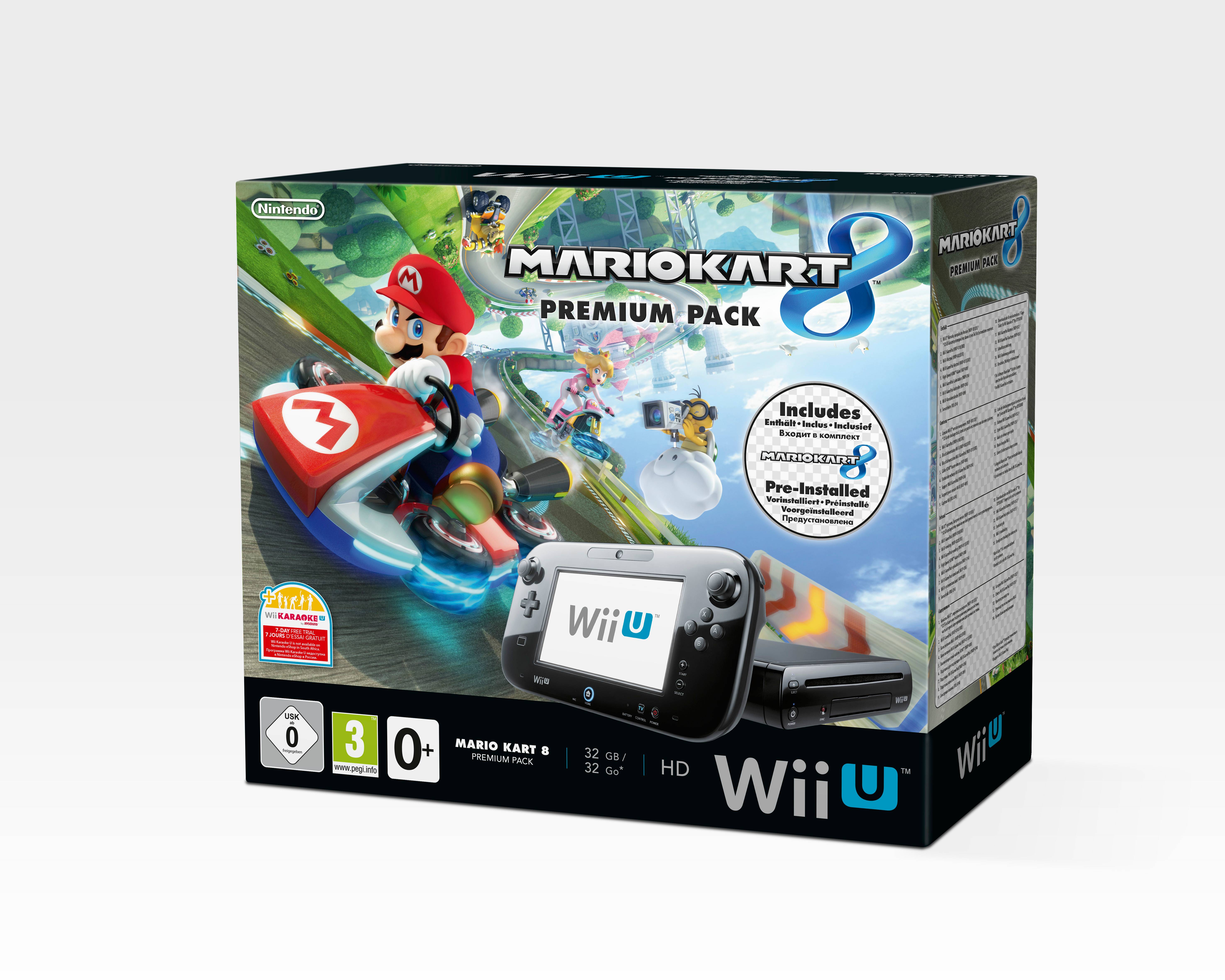 to play Oswald down Nintendo Nintendo Wii U Premium Pack + Mario Kart 8 - Pelit | Ellos.fi