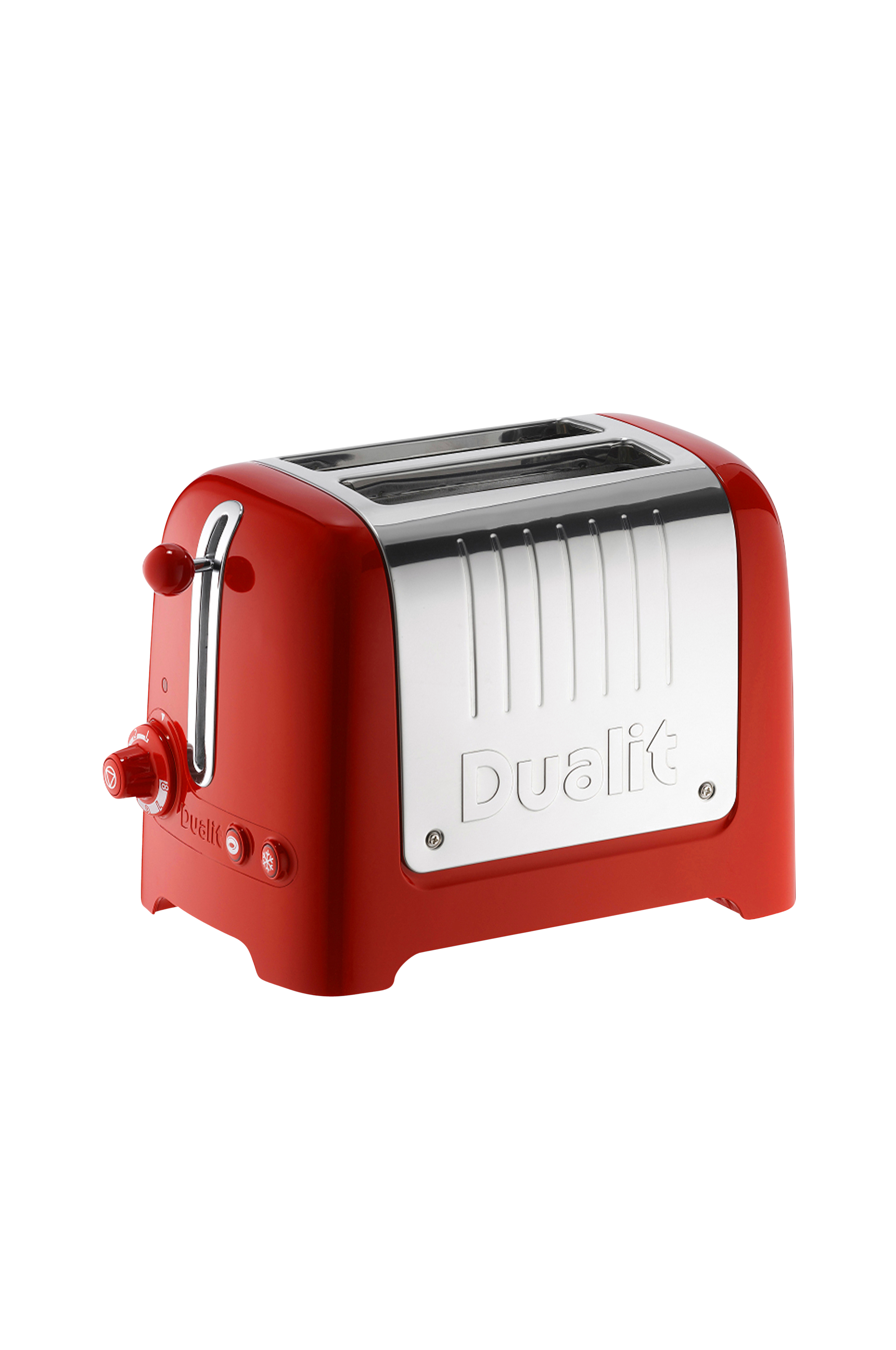 Dualit Liteleivänpaahdin 2 viipaleelle, High Gloss Red Leivänpaahtimet Ellos.fi