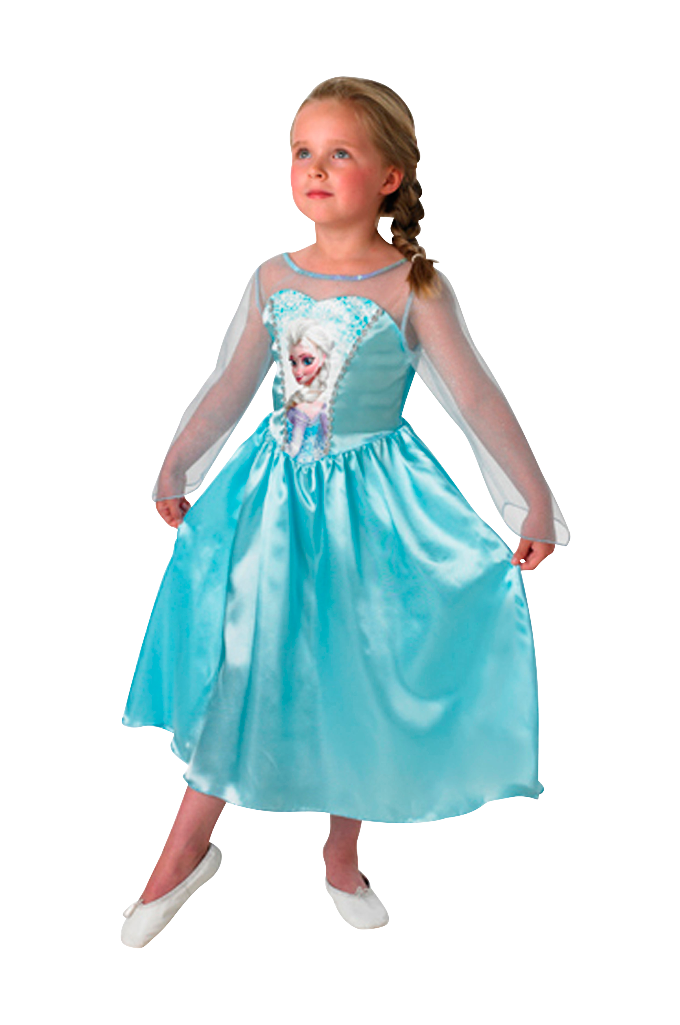 Disney Frozen Kjole Elsa Str. 116 - Udklædning |