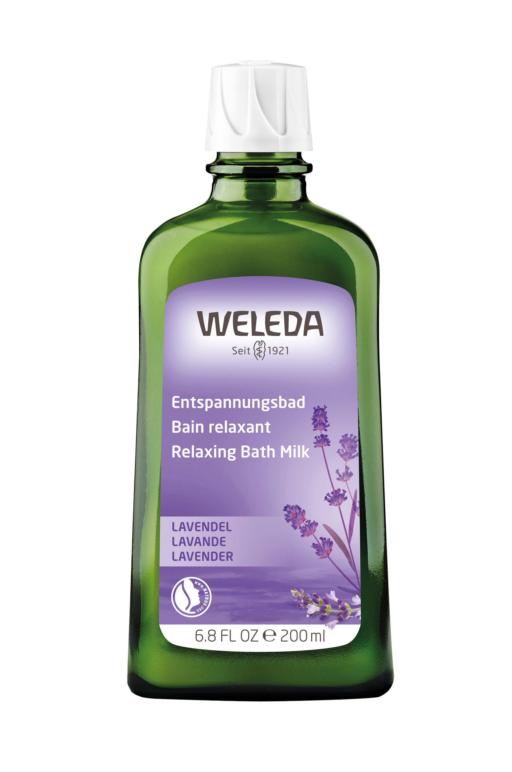 Lavender Relaxing Bath Milk, 200 ml, Weleda