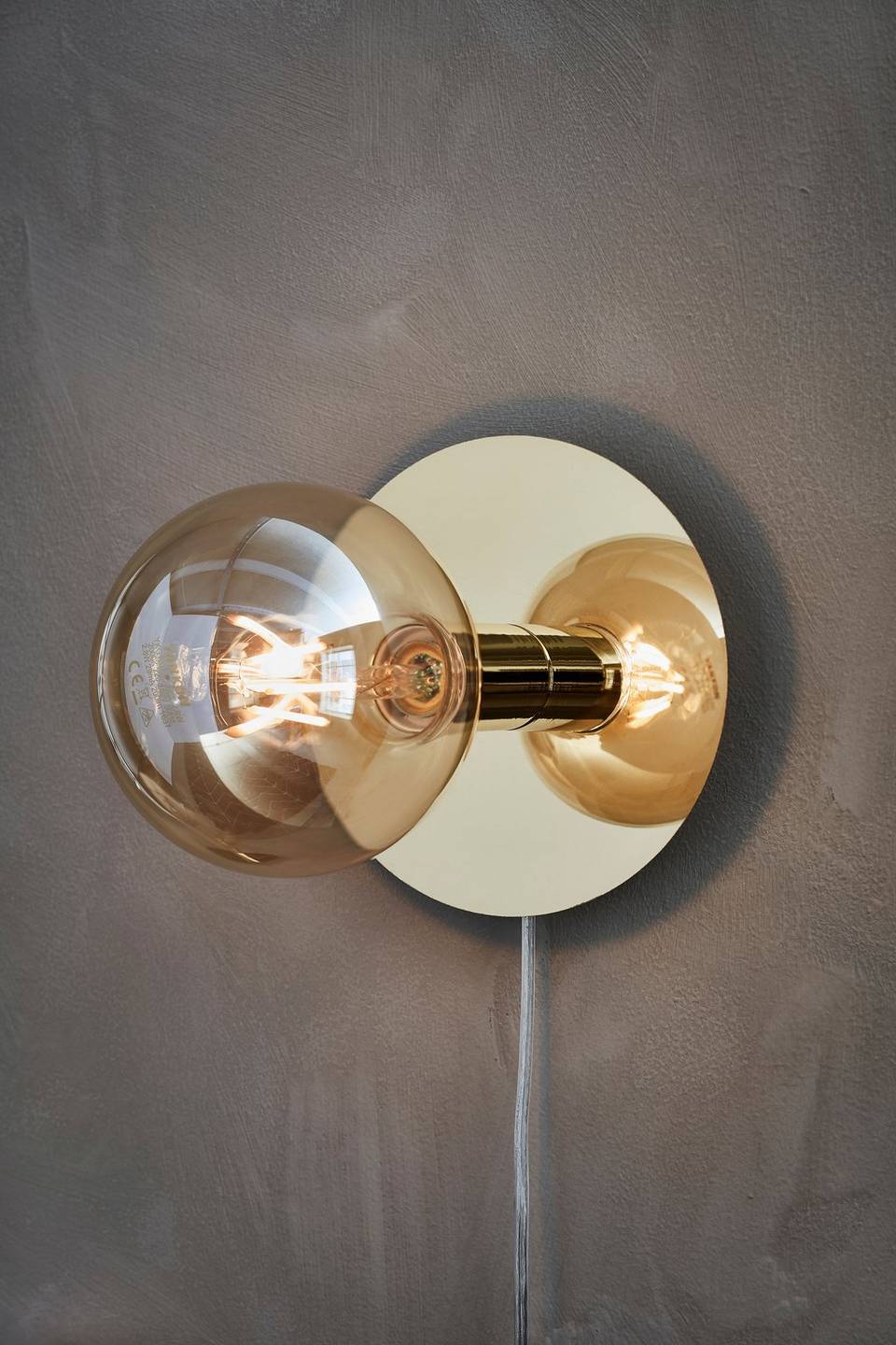 Markslöjd Vägglampa Disc, guld från Markslöjd, bild 2