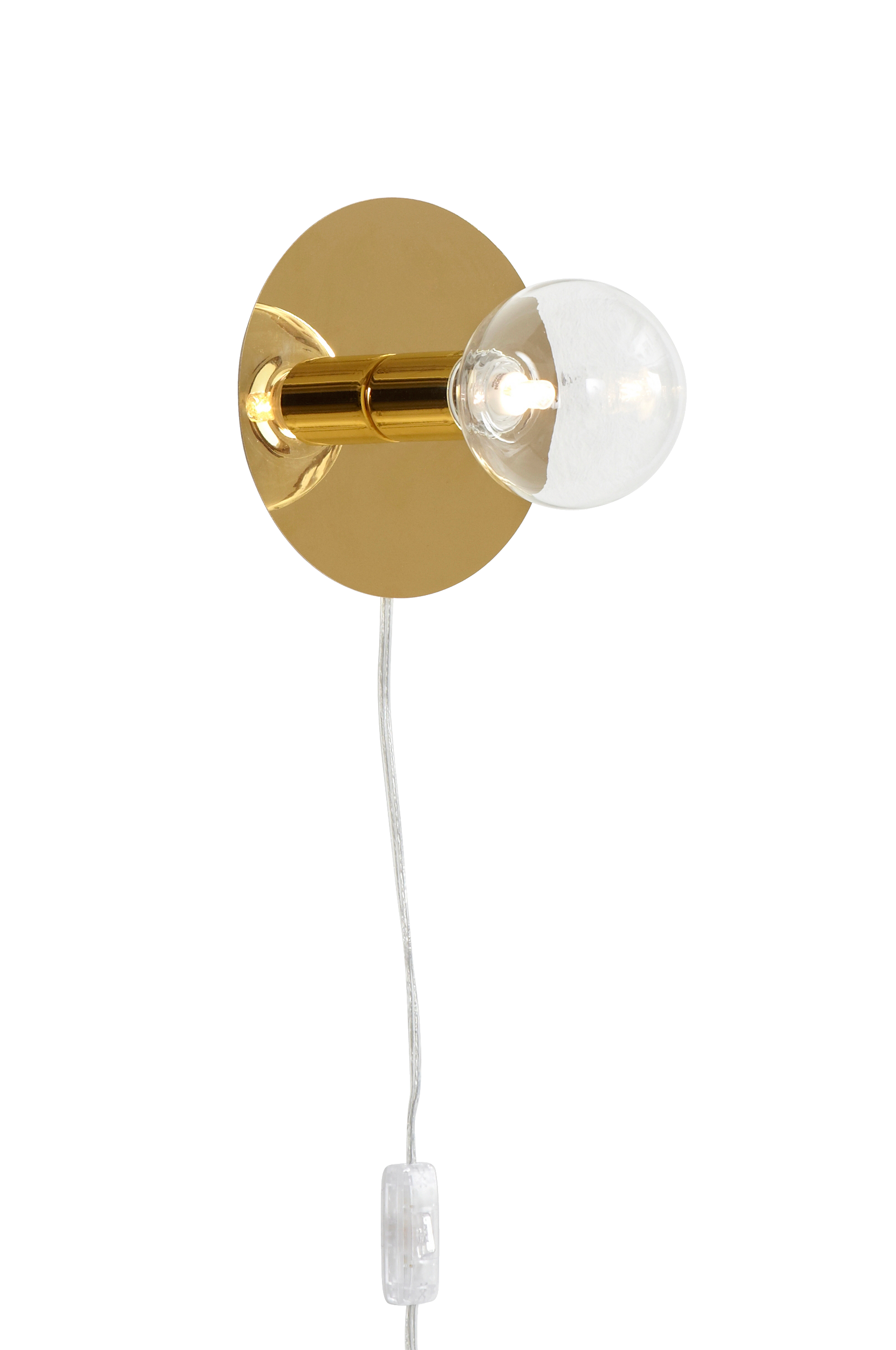 Markslöjd - Vägglampa Disc - Guld