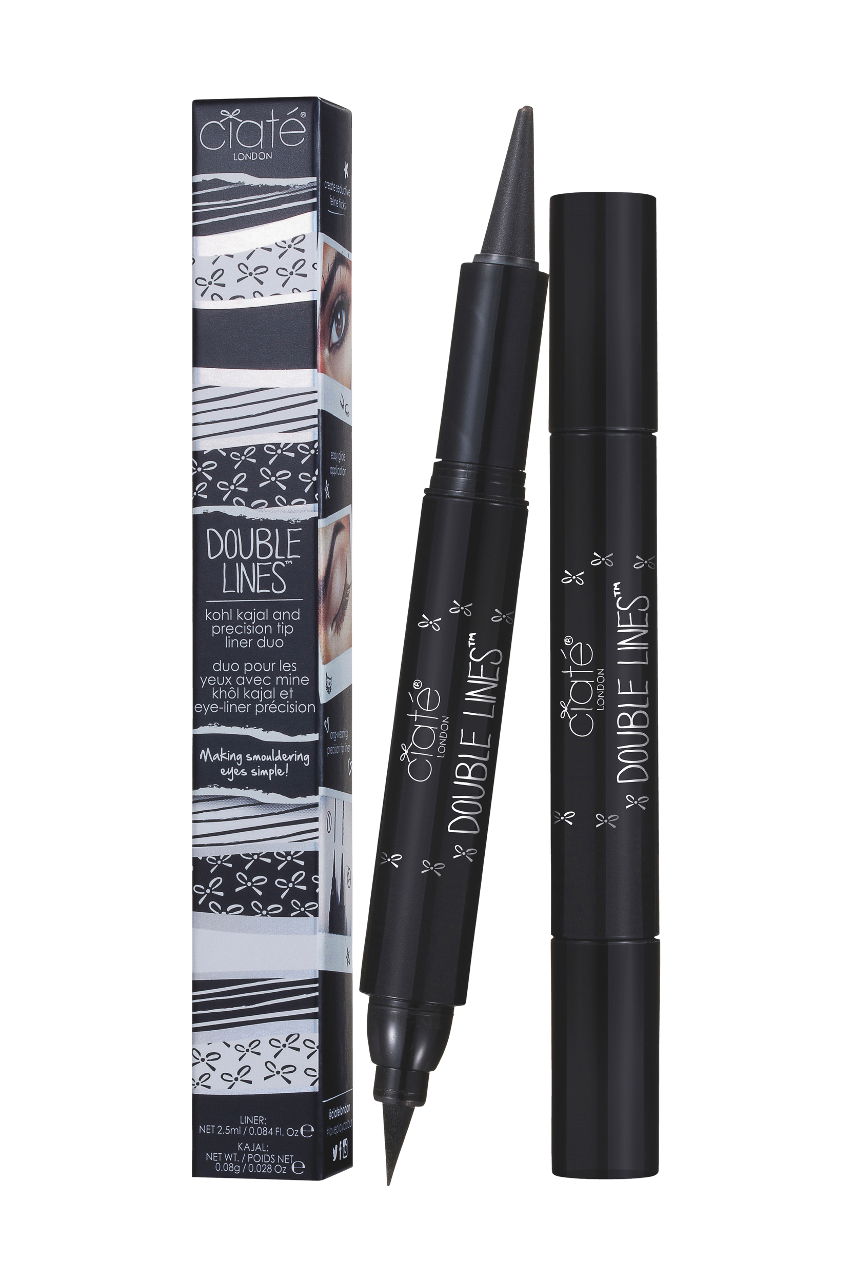 Double Lines Dual-Sided Eyeliner, Ciaté
