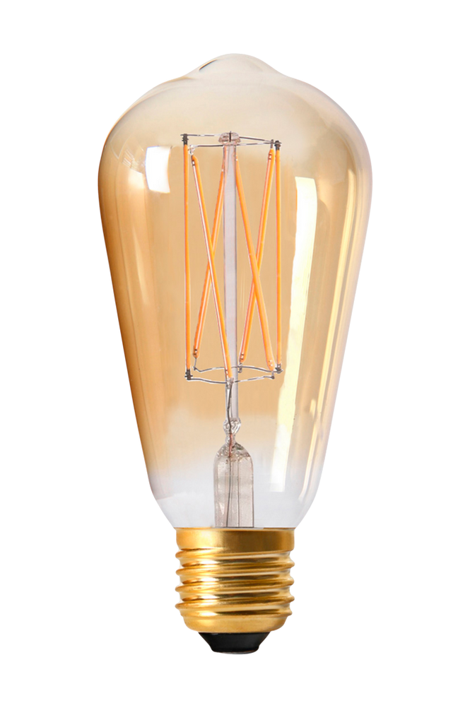 LED ljuskälla E27 Edisonlampa Elect Amber