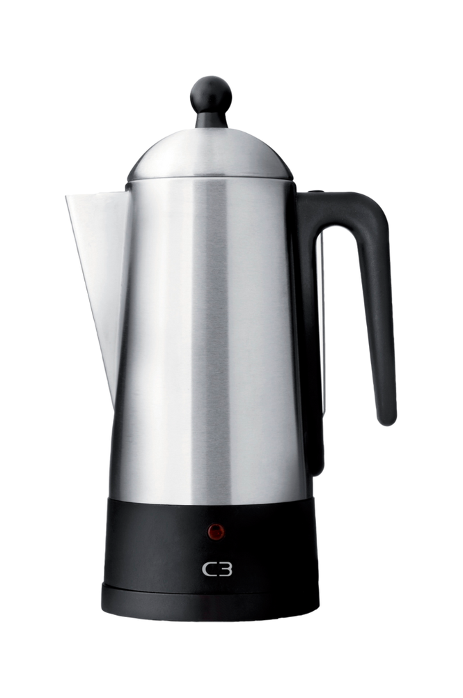 Perkolator Borstat stål 6 kopper