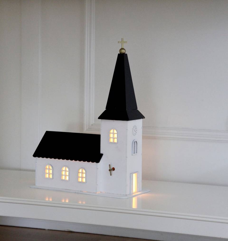 Star Trading Dekoration kyrka, vit från Star Trading, bild 2