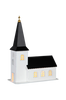 Dekoration kirke Hvid/sort