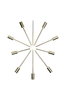 Adventsstjerne Messing