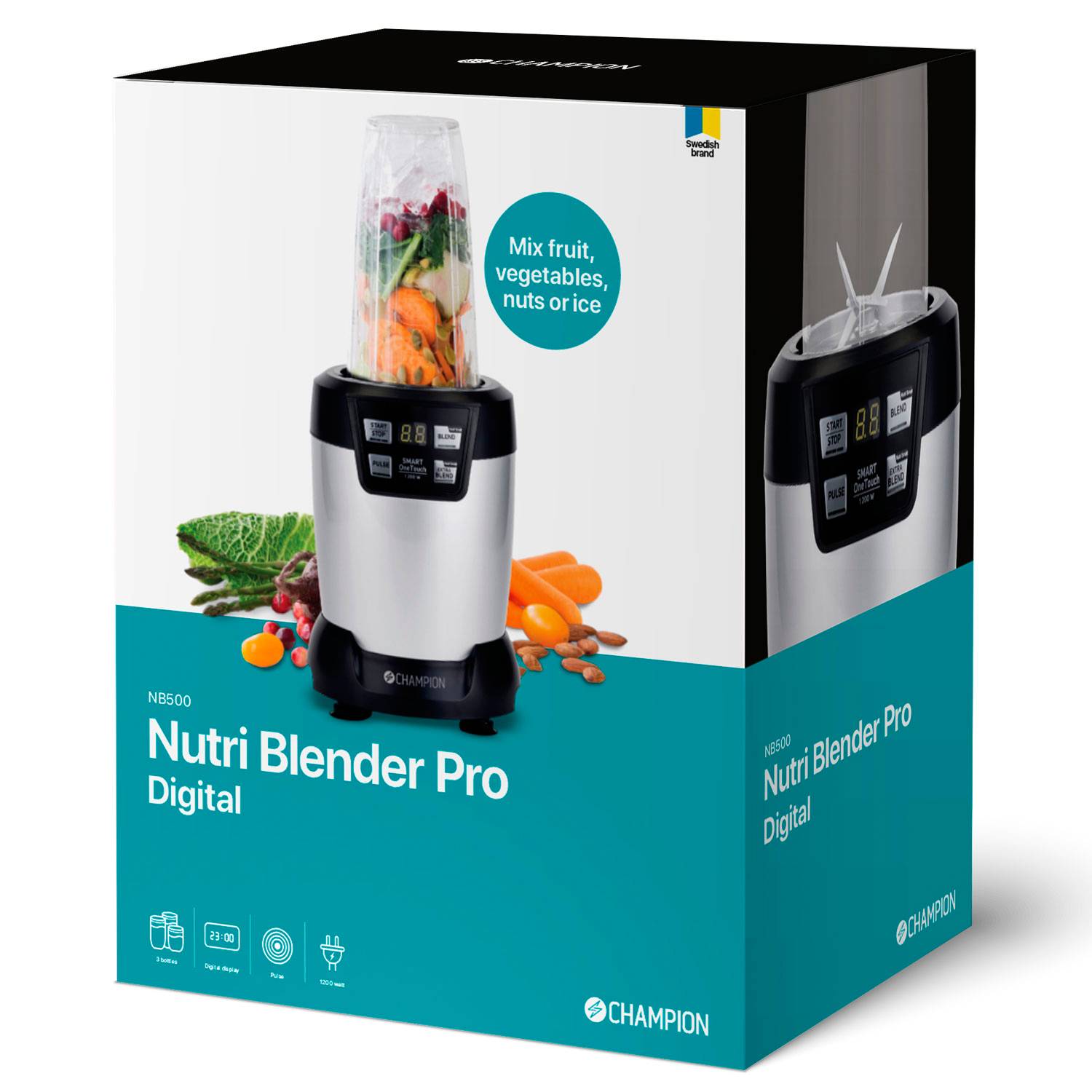Disciplin Afstem har taget fejl Champion Nutrition Blender Pro Digital - Mixers & blenders - Ellos.se