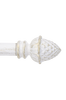 Kongle gardinstang 130-240 cm Hvitgull 13376