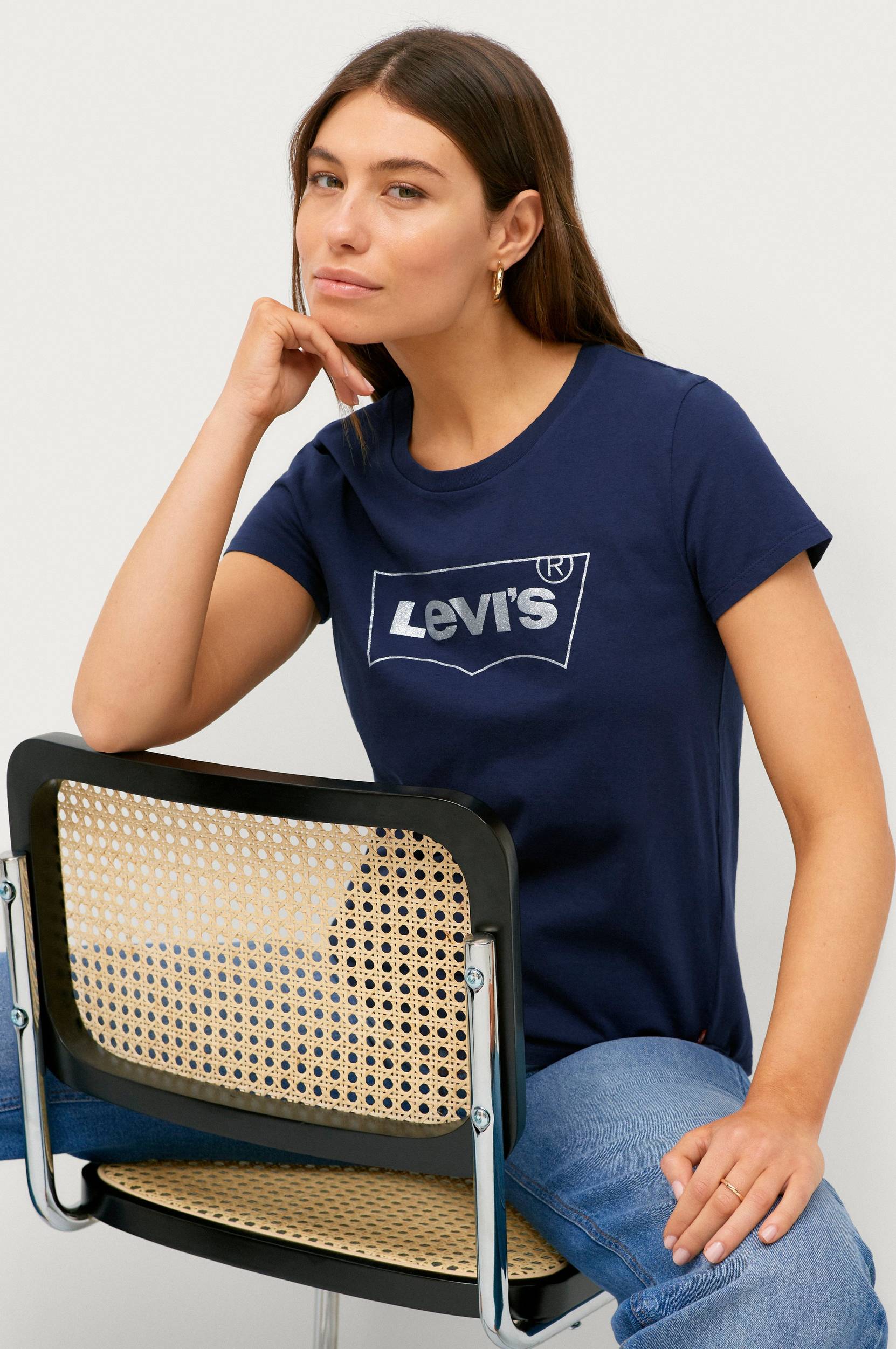 Se Levi's - Top The Perfect Tee - Sort - 38 ved Ellos