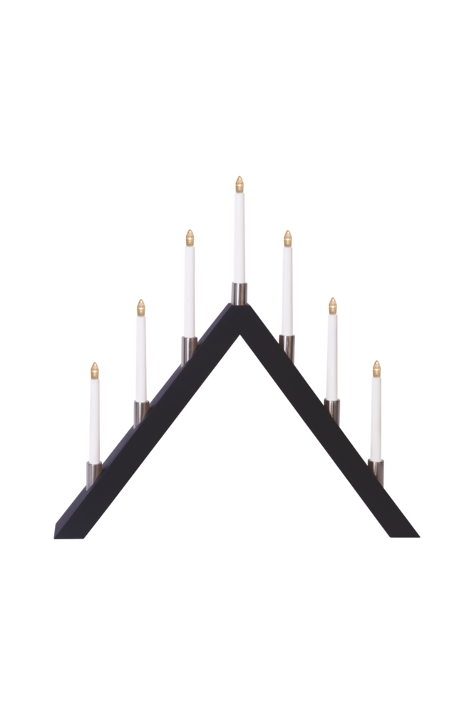 Ljusstake Svart
