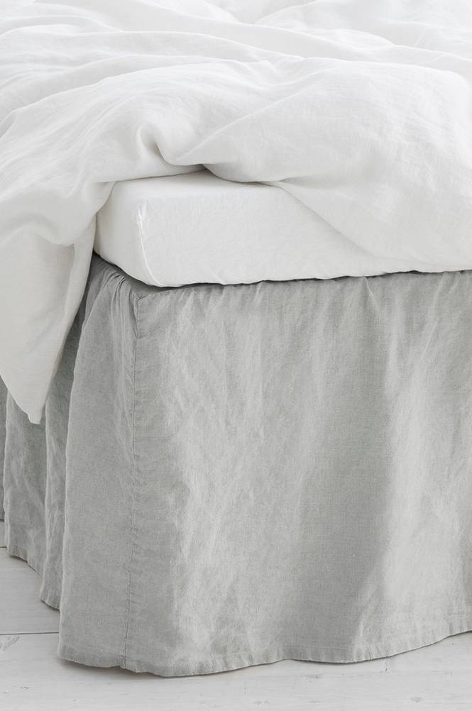 Sengekappe Candice i vasket lin 45 cm