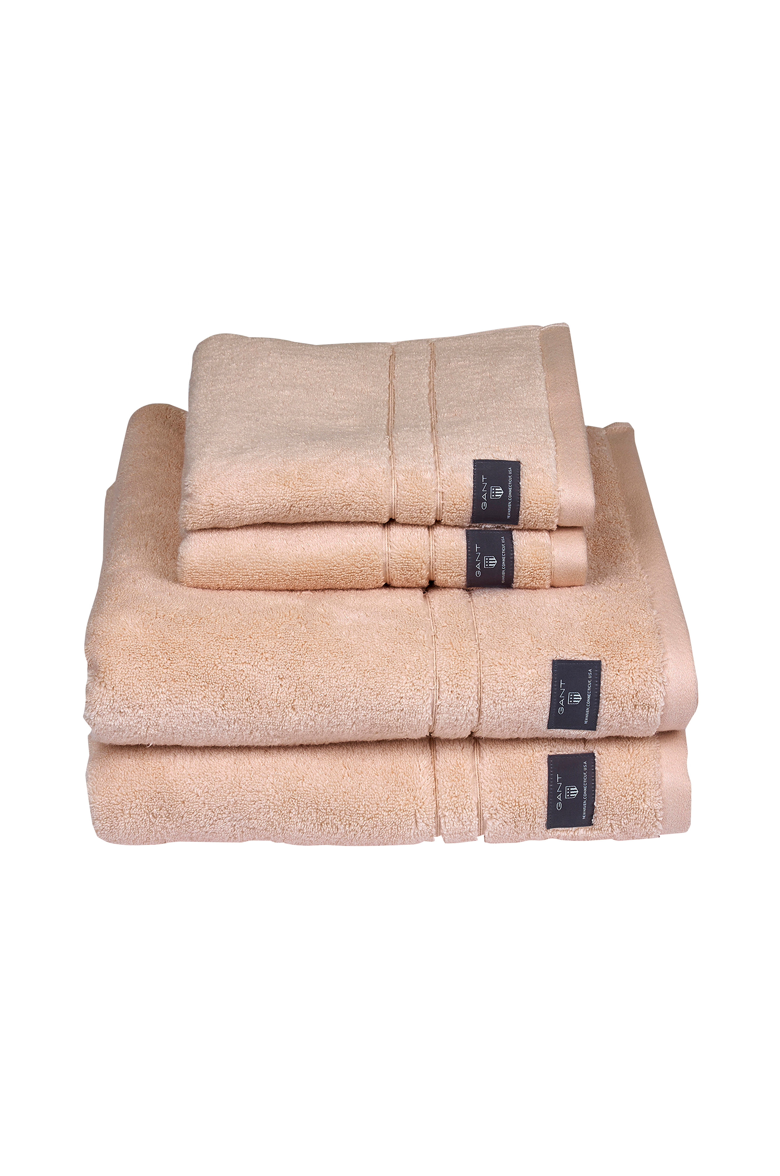 Gant Premium Terry Towel kylpypyyhe - Roosa - Käsipyyhkeet | Ellos.fi
