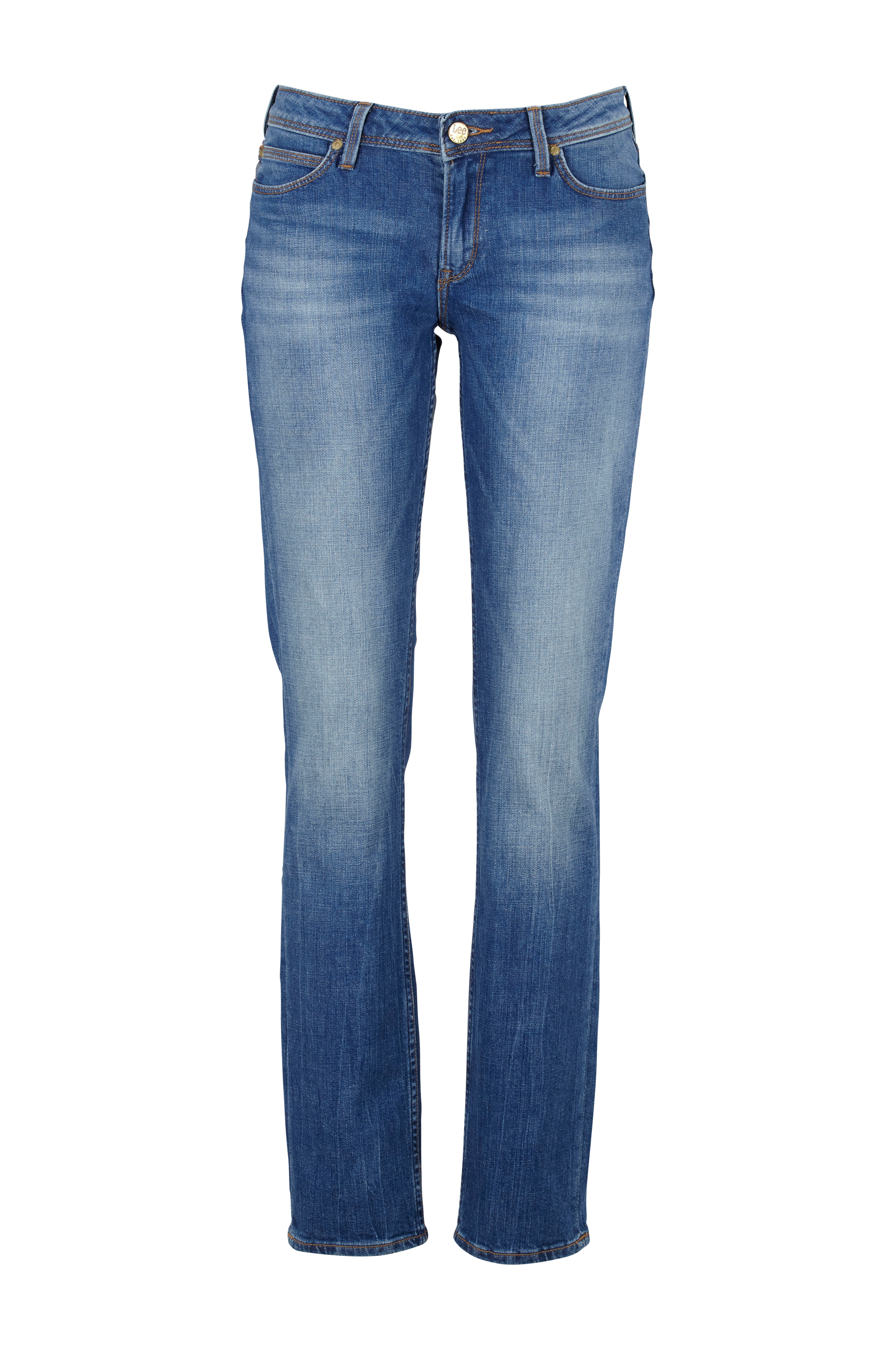 Lee Emlyn Pantolon Straight, Blu (Blau (One Wash 45), W26/L33 (Taglia  Produttore: 26) Donna : : Moda