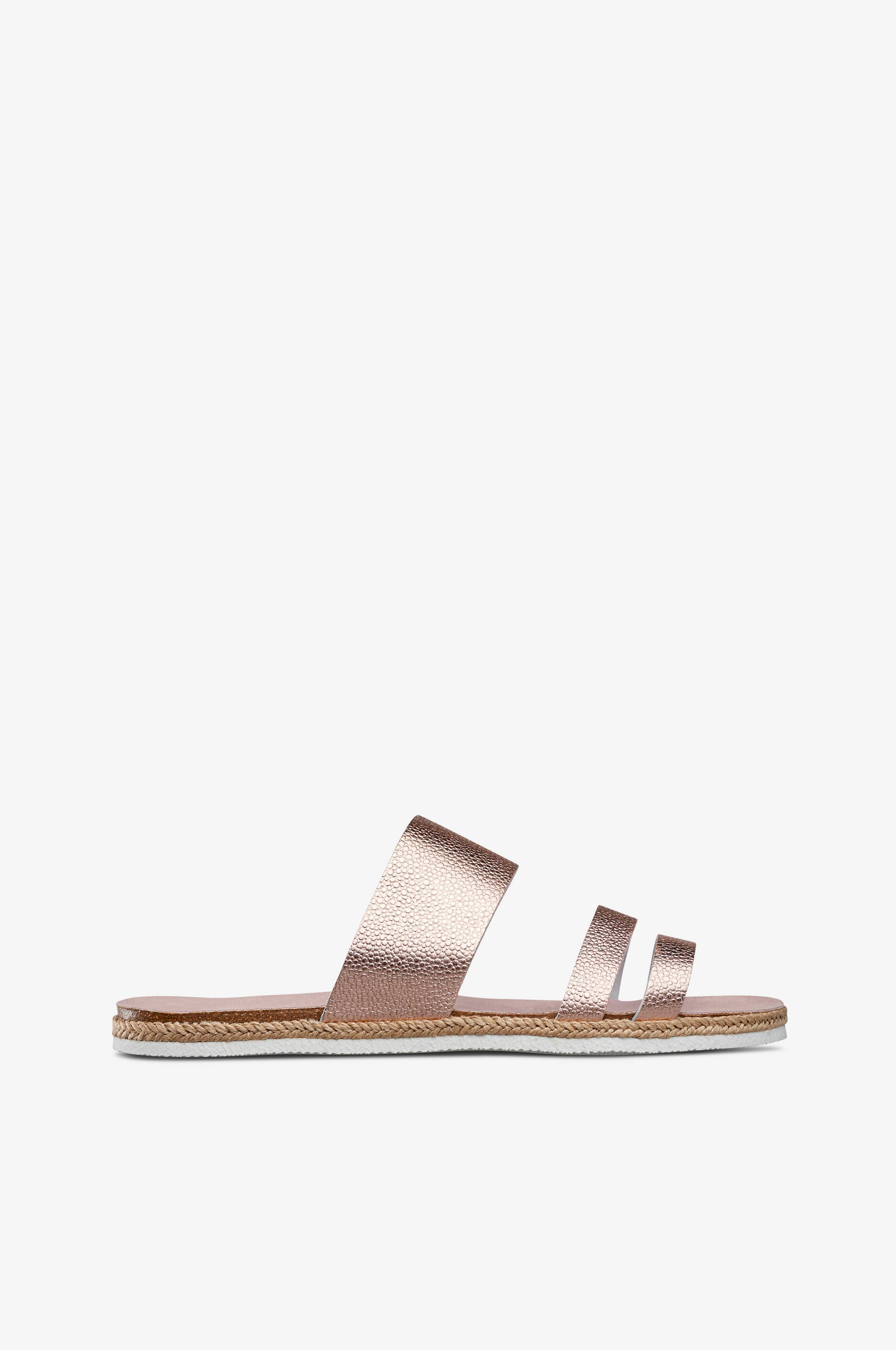 Sandal slip-in - Guld - Sandaler | Ellos.dk