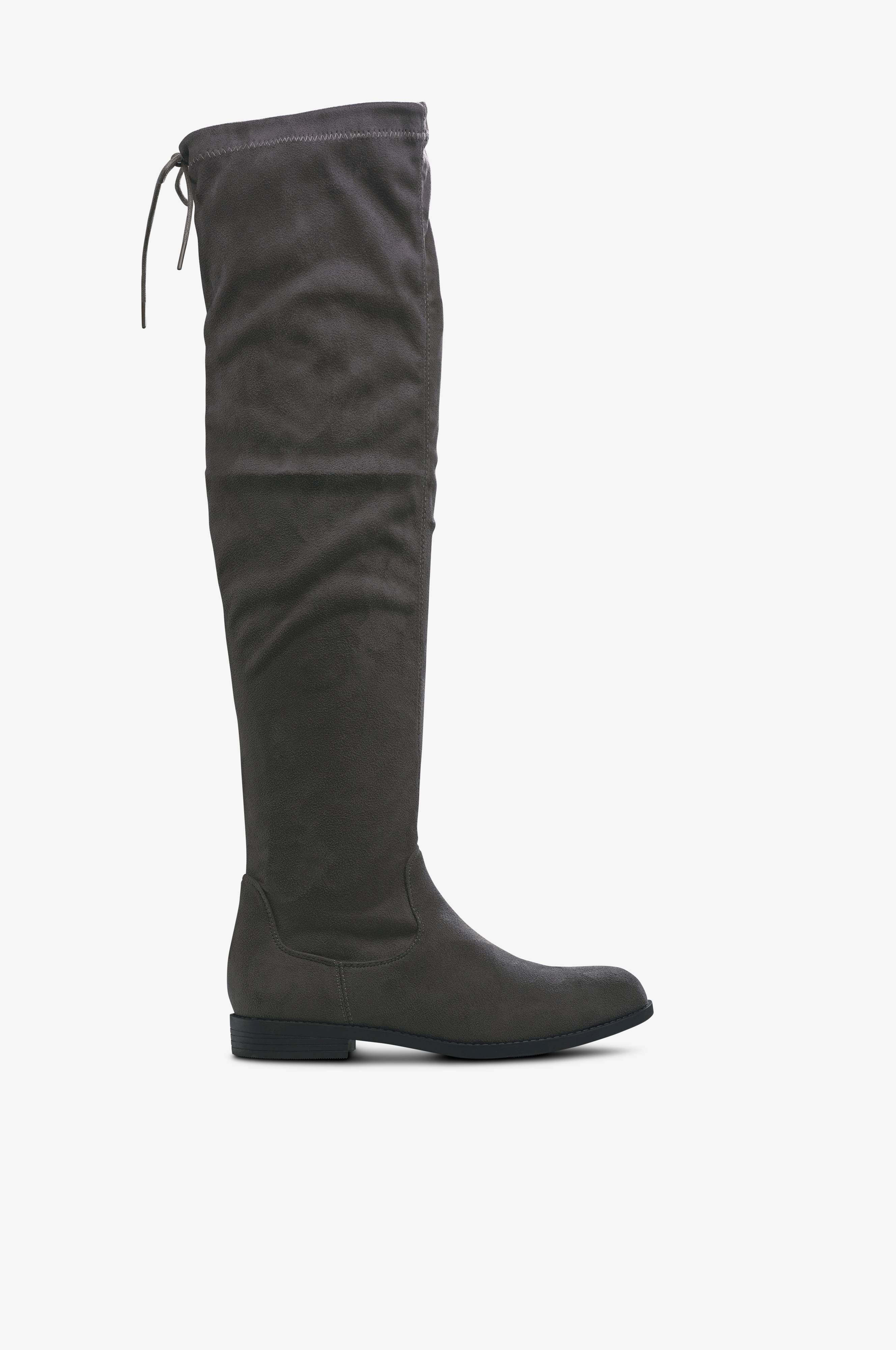 Ellos Shoes Knoxville Over Knee saappaat Harmaa Saappaat Ellos.fi