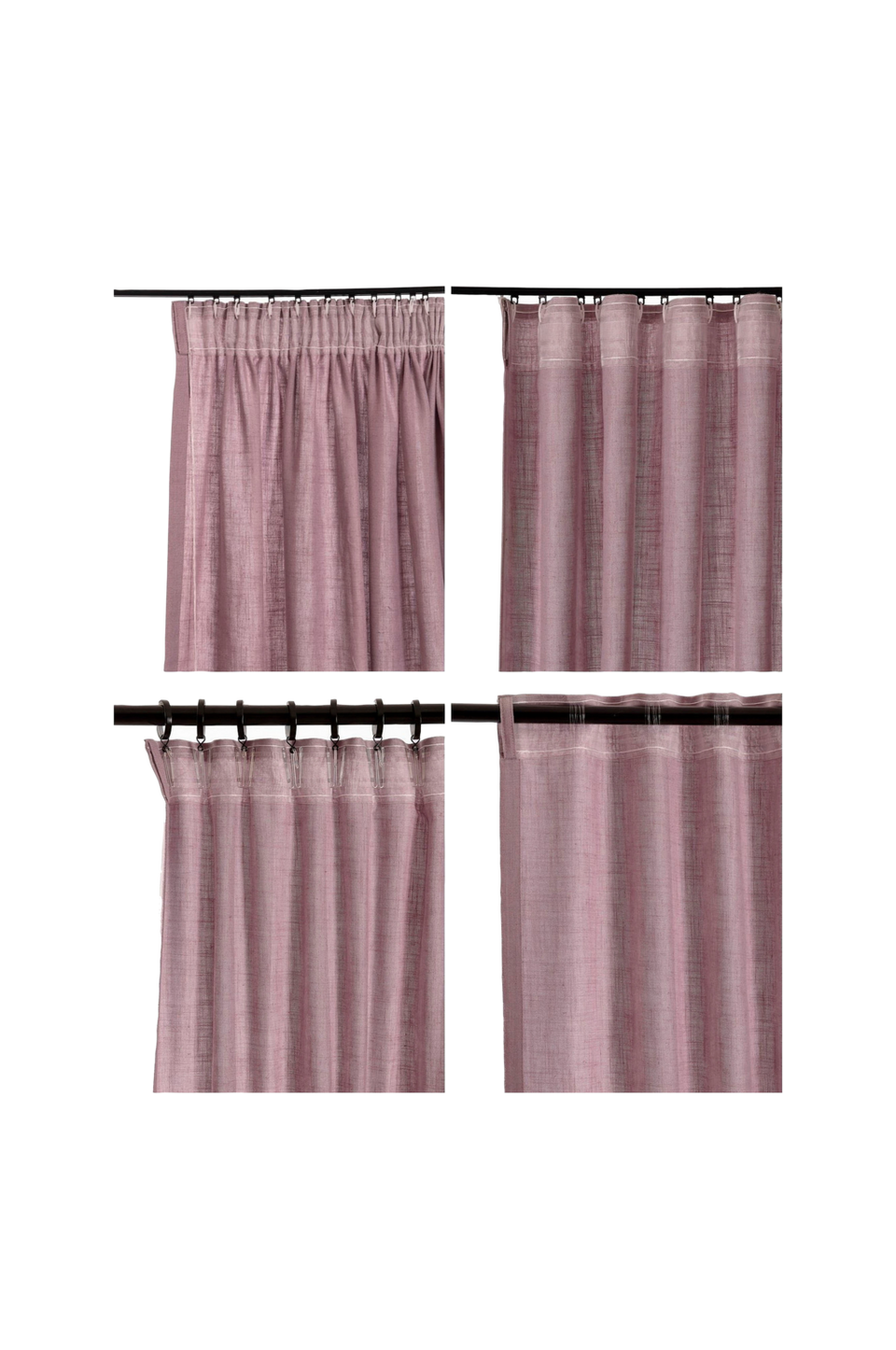 Hasta Gardin Lina 132x250, rosa från Hasta, bild 5