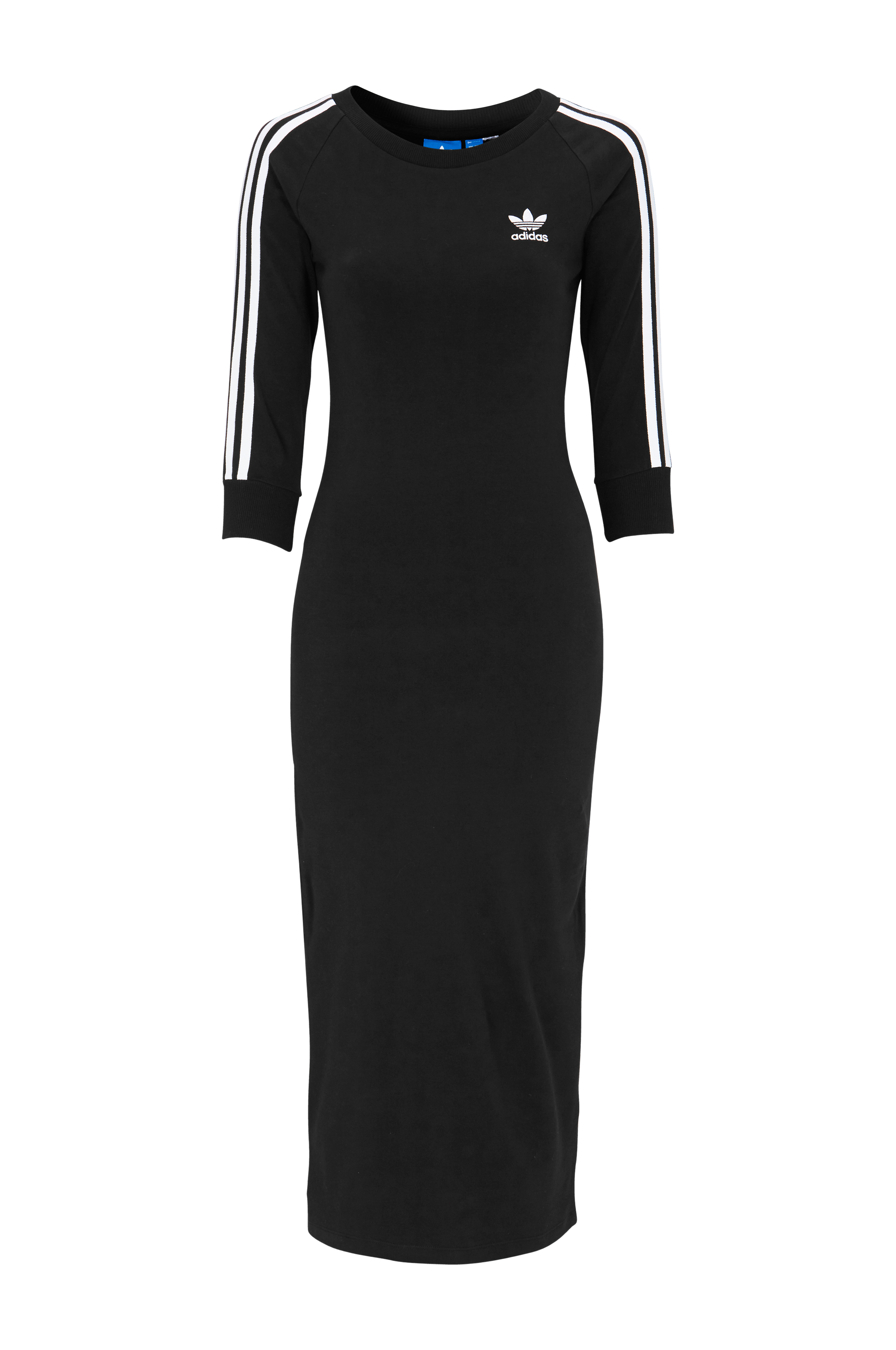 Støvet Økonomi bønner adidas Originals Kjole 3-Stripes Dress - Sort - Jerseykjoler | Ellos.dk