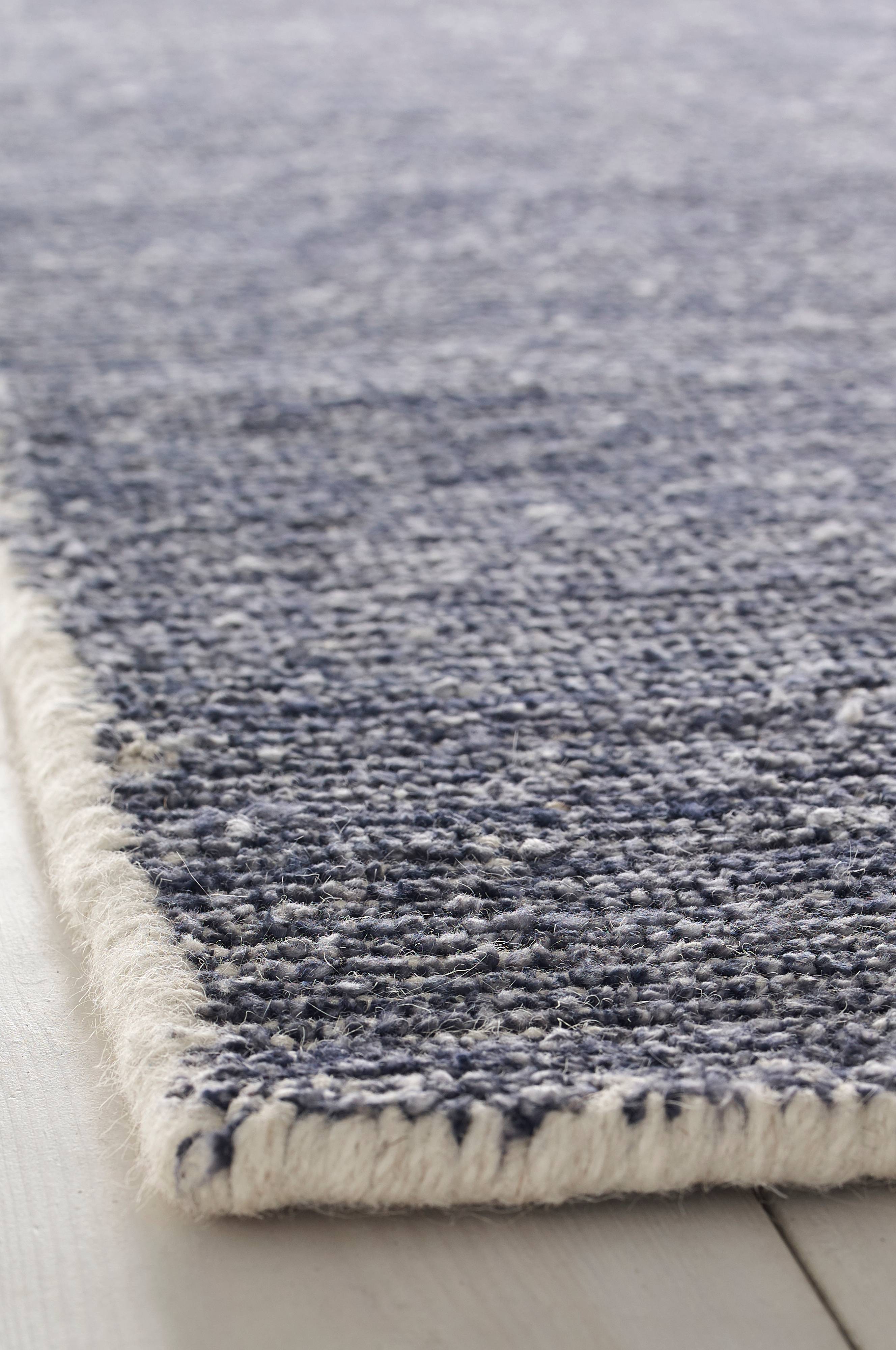 Ellos Home Ullteppe Amarillo 140x200 cm Blå Ulltepper Ellos.no