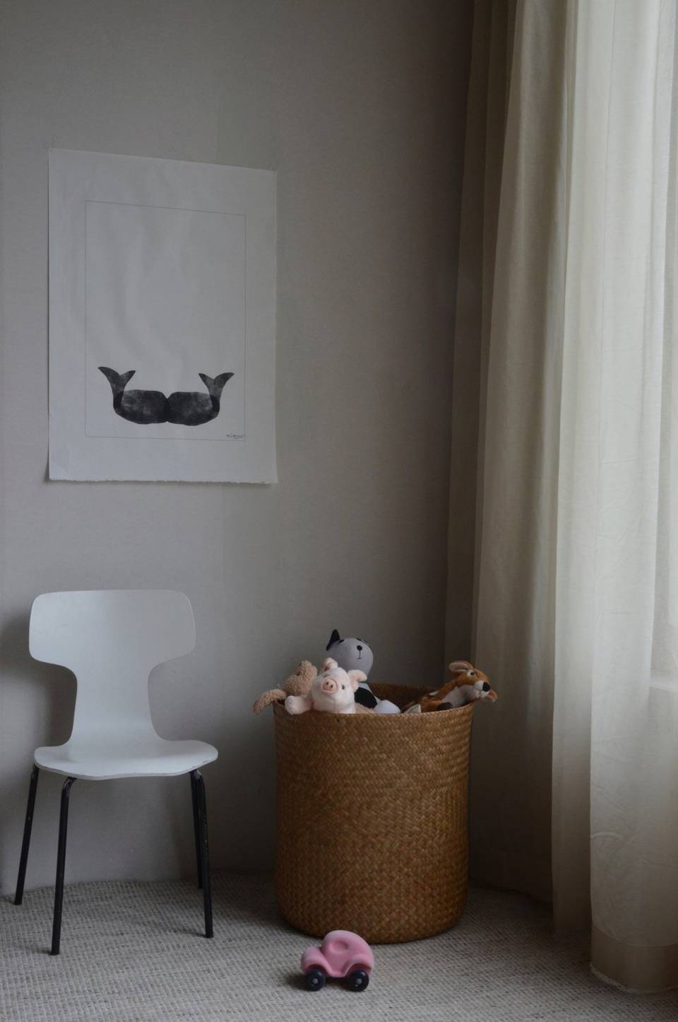 Mimou Handtryckt poster Moby 50x70 cm, svart från Mimou, bild 2