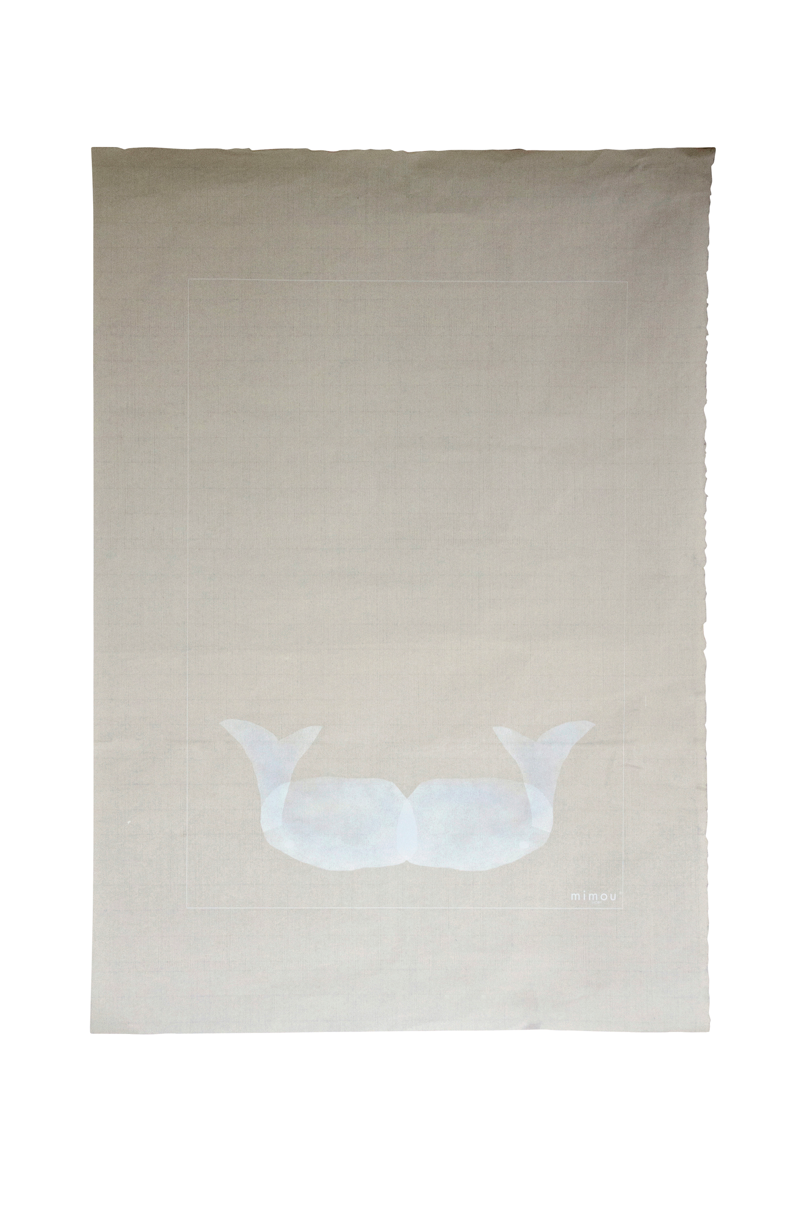 Käsinpainettu Moby juliste 50x70 cm, Mimou