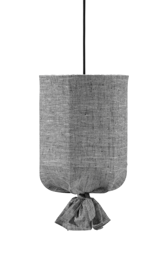 ROUND taklampa Outdoor 30 cm Grå/svart
