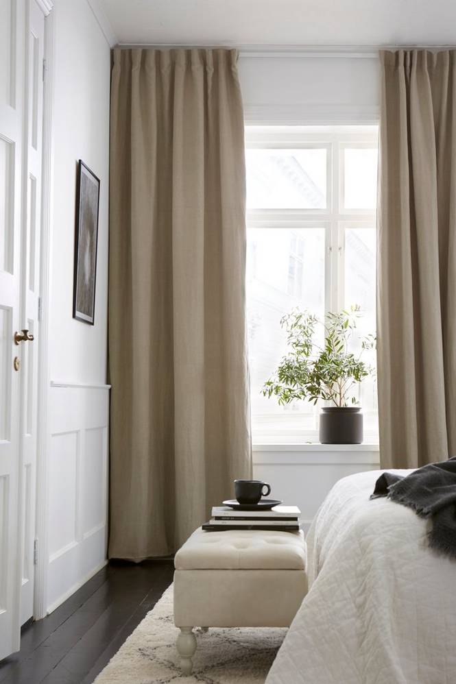 Gardin med rynkebånd Alexandra 1-pk