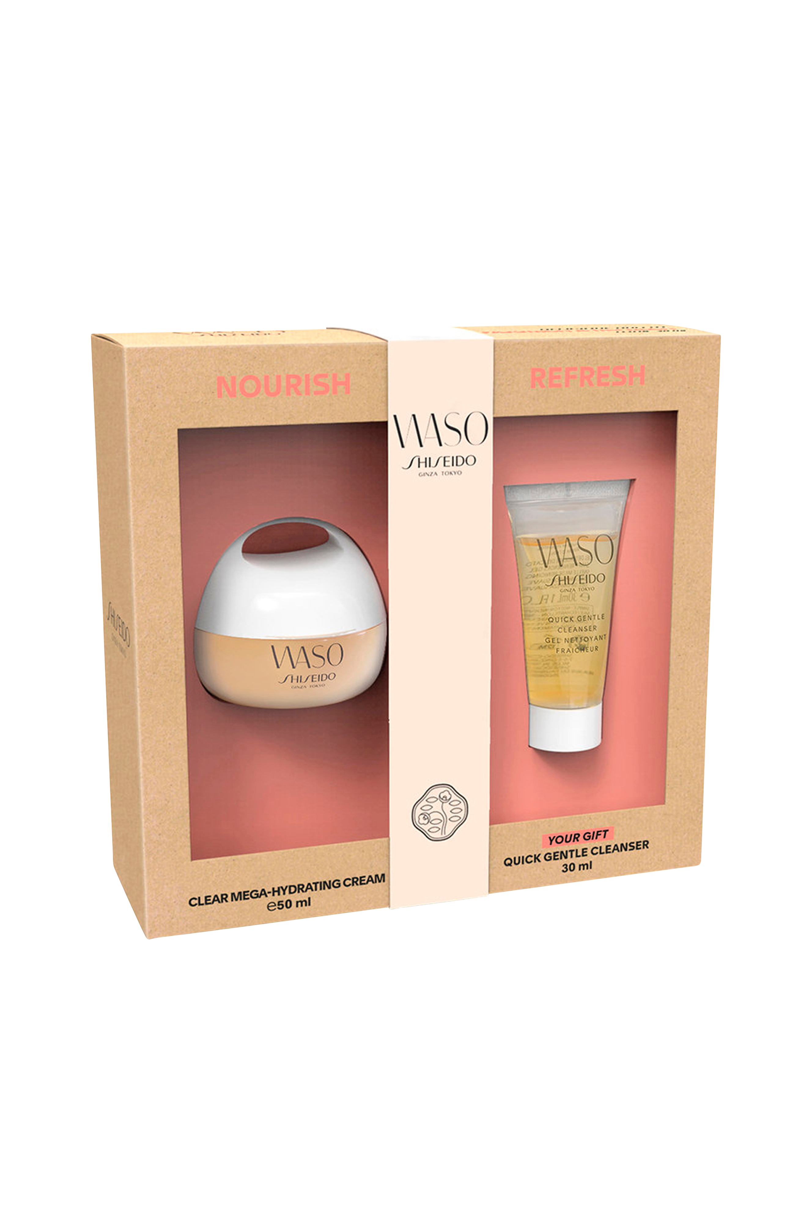 Vej Hassy Sanders Shiseido Gaveæske WASO Hydrating cream 50 ml+Cleanser 30 ml -  Ansigtsplejesæt - Ellos.dk