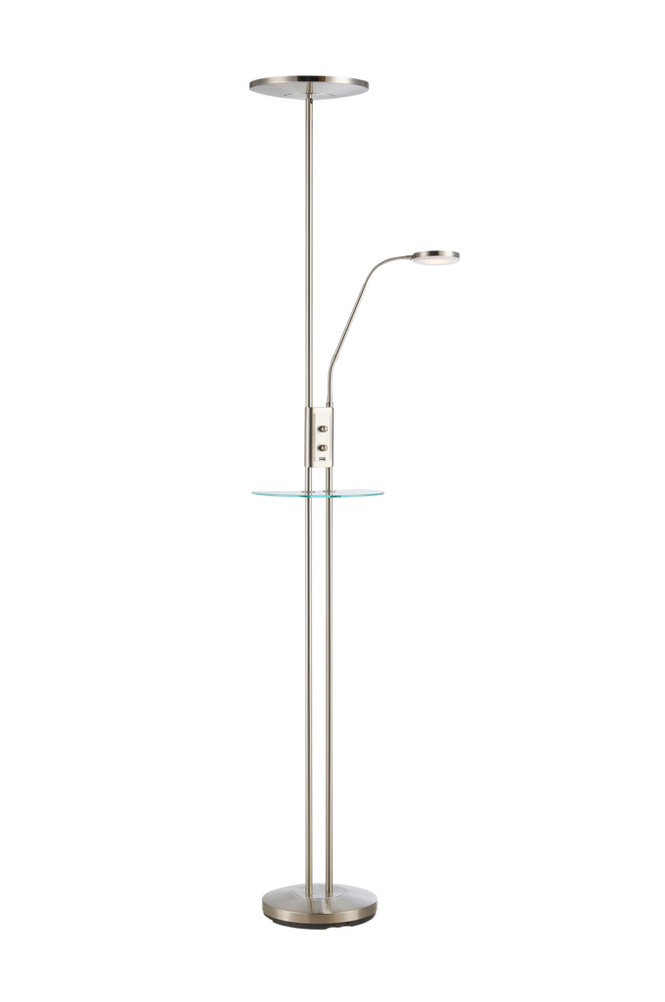 FRIEND Gulvlampe LED Stål USB